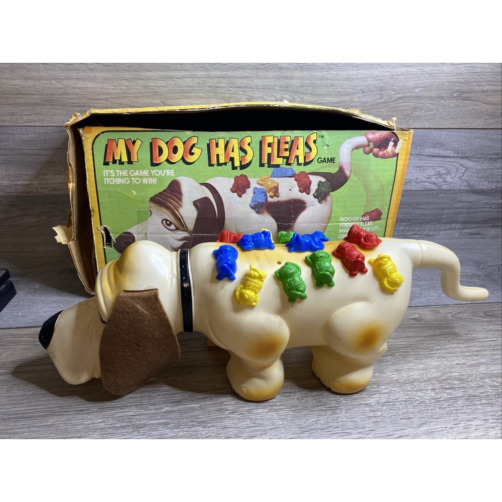 MY DOG HAS FLEAS 1979 Basset Hound Family Game Original Box‎ no instruction